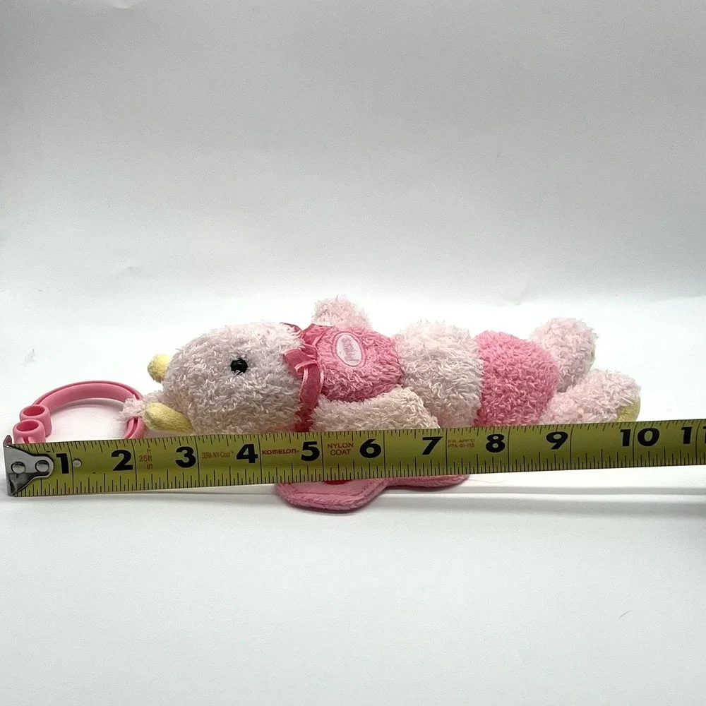 Carter's Fluffy Friends Musical‎ Pink Butterfly Light Up Cheeks Crinkle Wings